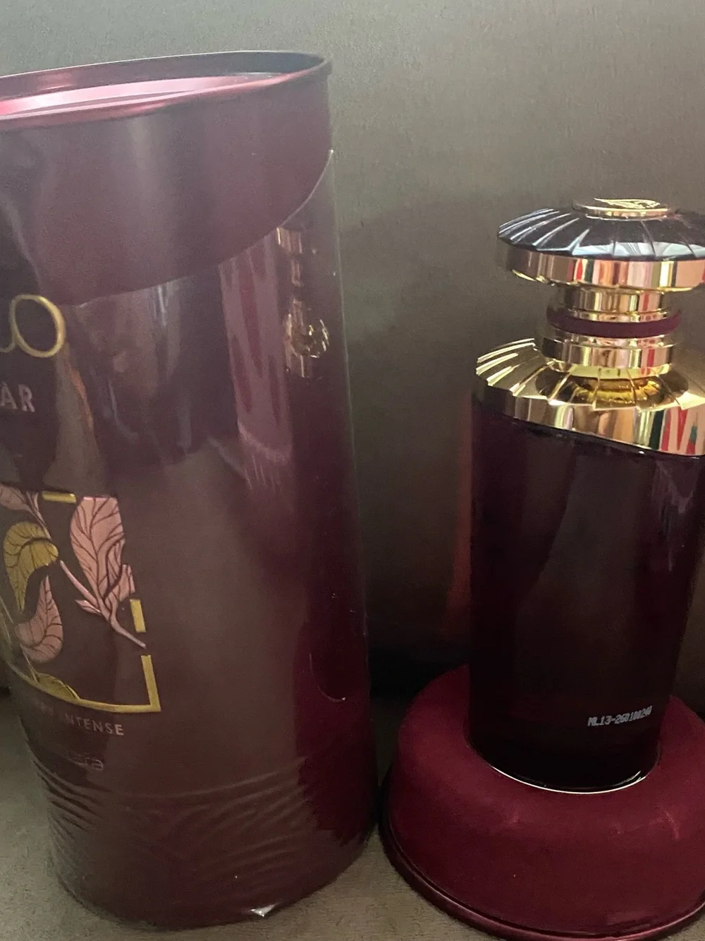 Maya Cherry Intense Body Oil - Deep Burgundy with Gold Accents